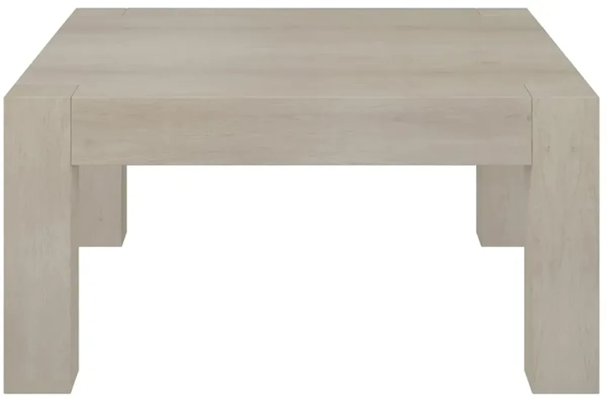 Langston Coffee Table in Alder White by Hudson & Canal