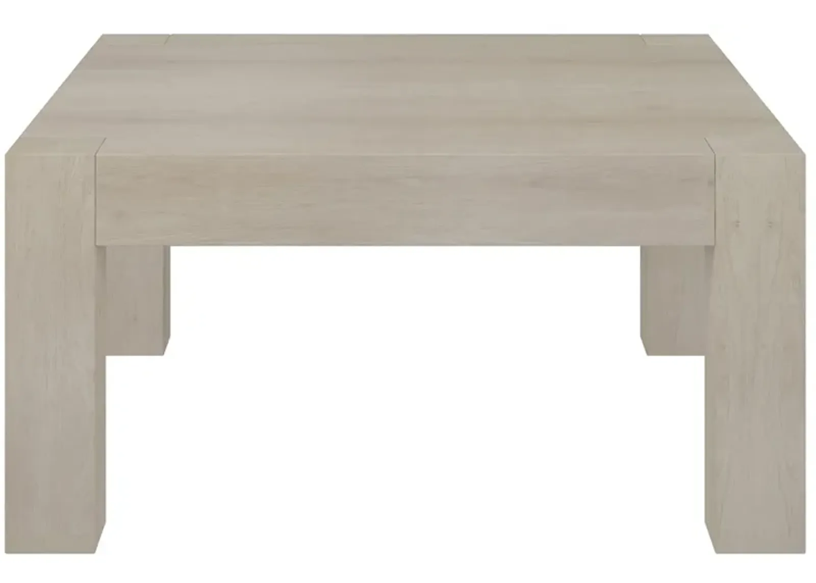 Langston Coffee Table in Alder White by Hudson & Canal