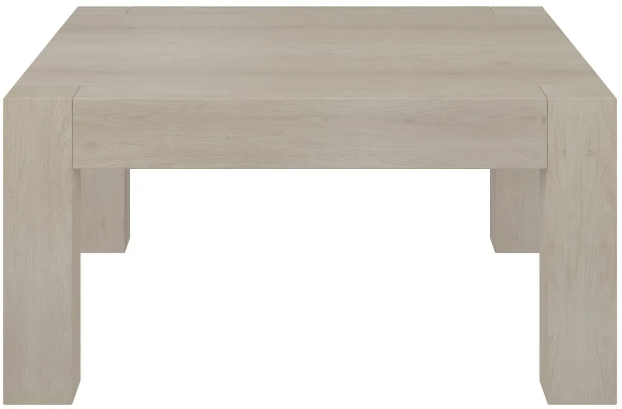 Langston Coffee Table in Alder White by Hudson & Canal