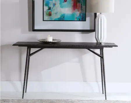 Kaduna Console Table in Black by Uttermost