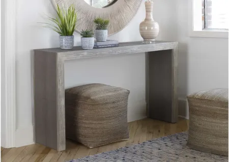 Aerina Console Table in gray by Uttermost