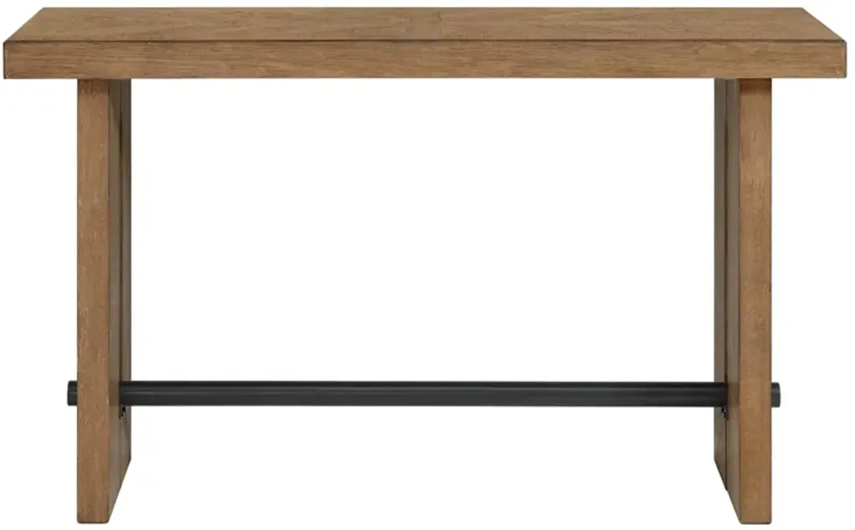 Landmark Sofa Table in Weathered Oak by Intercon