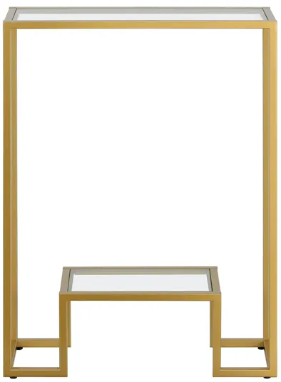 Tina Console Table in Brass by Hudson & Canal