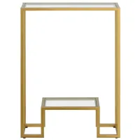 Tina Console Table in Brass by Hudson & Canal