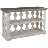 Havalance Casual Console Sofa Table in Gray/White by Ashley Express