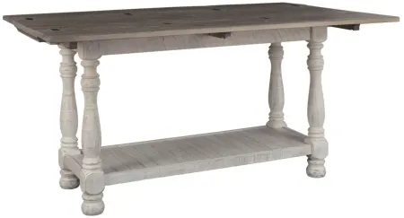 Havalance Casual Flip Top Sofa Table in Gray/White by Ashley Express