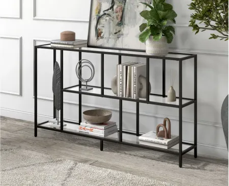 Zinnia Console Table in Blackened Bronze by Hudson & Canal
