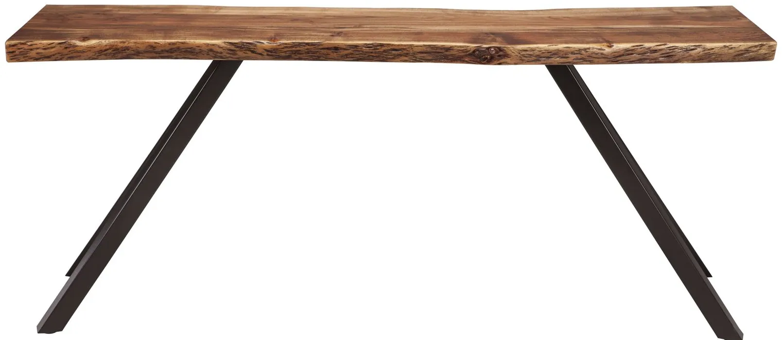 Reese Live Edge Console Table in Natural Acacia by Bellanest