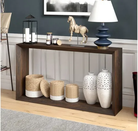 Ormond Console Table in Alder Brown by Hudson & Canal