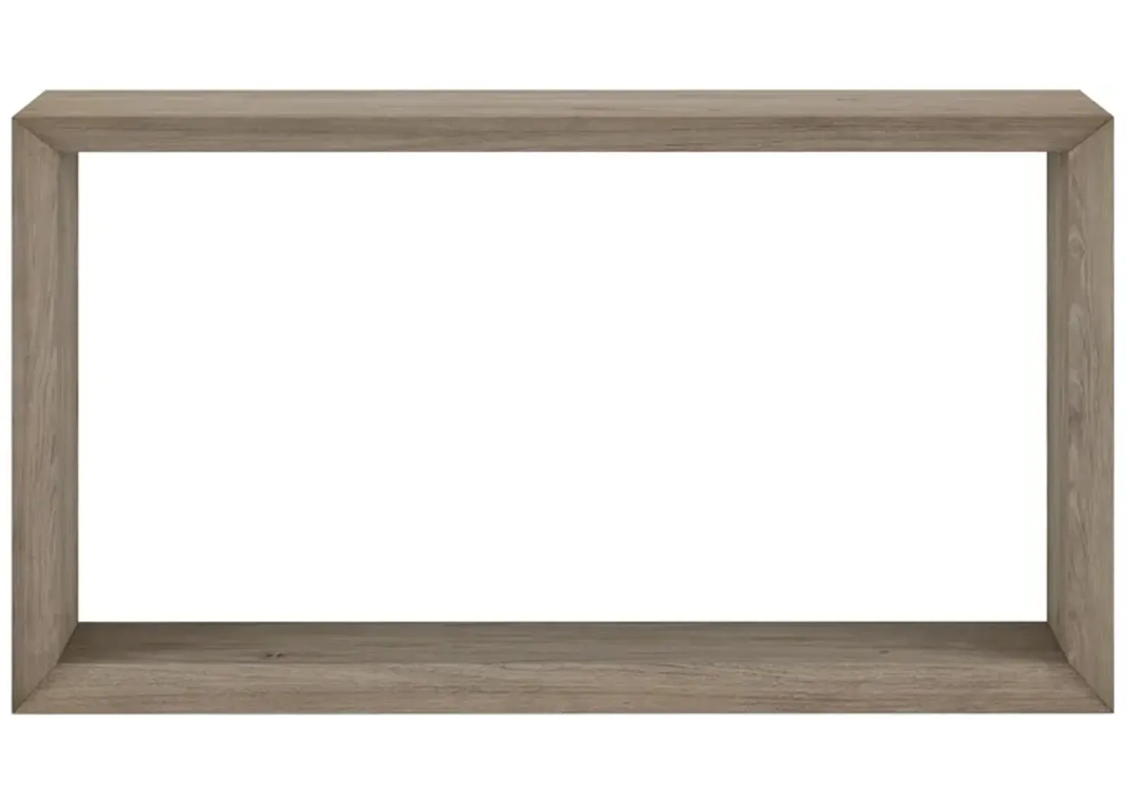 Ormond Console Table in Antiqued Gray Oak by Hudson & Canal