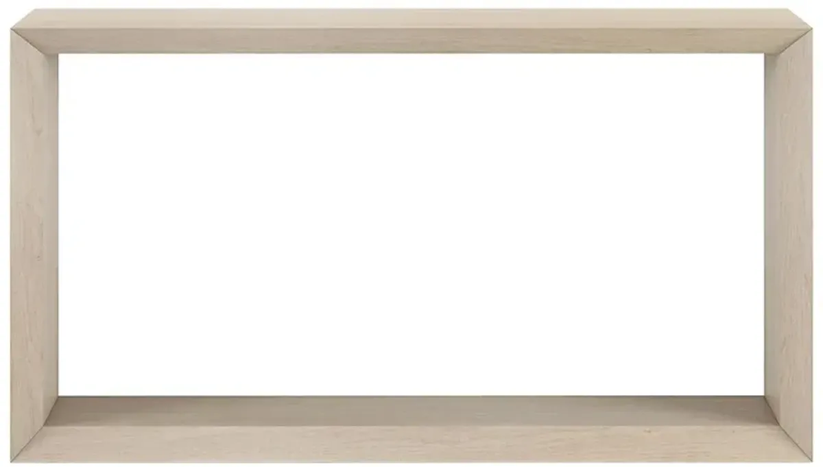 Ormond Console Table in Alder White by Hudson & Canal