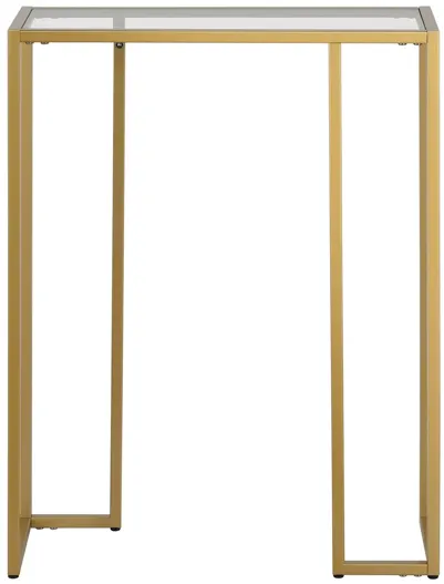 Mona Console Table in Brass by Hudson & Canal