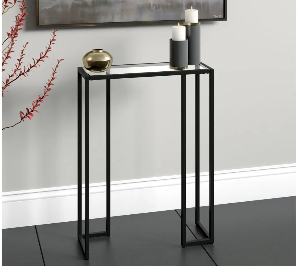 Mona Console Table in Blackened Bronze by Hudson & Canal