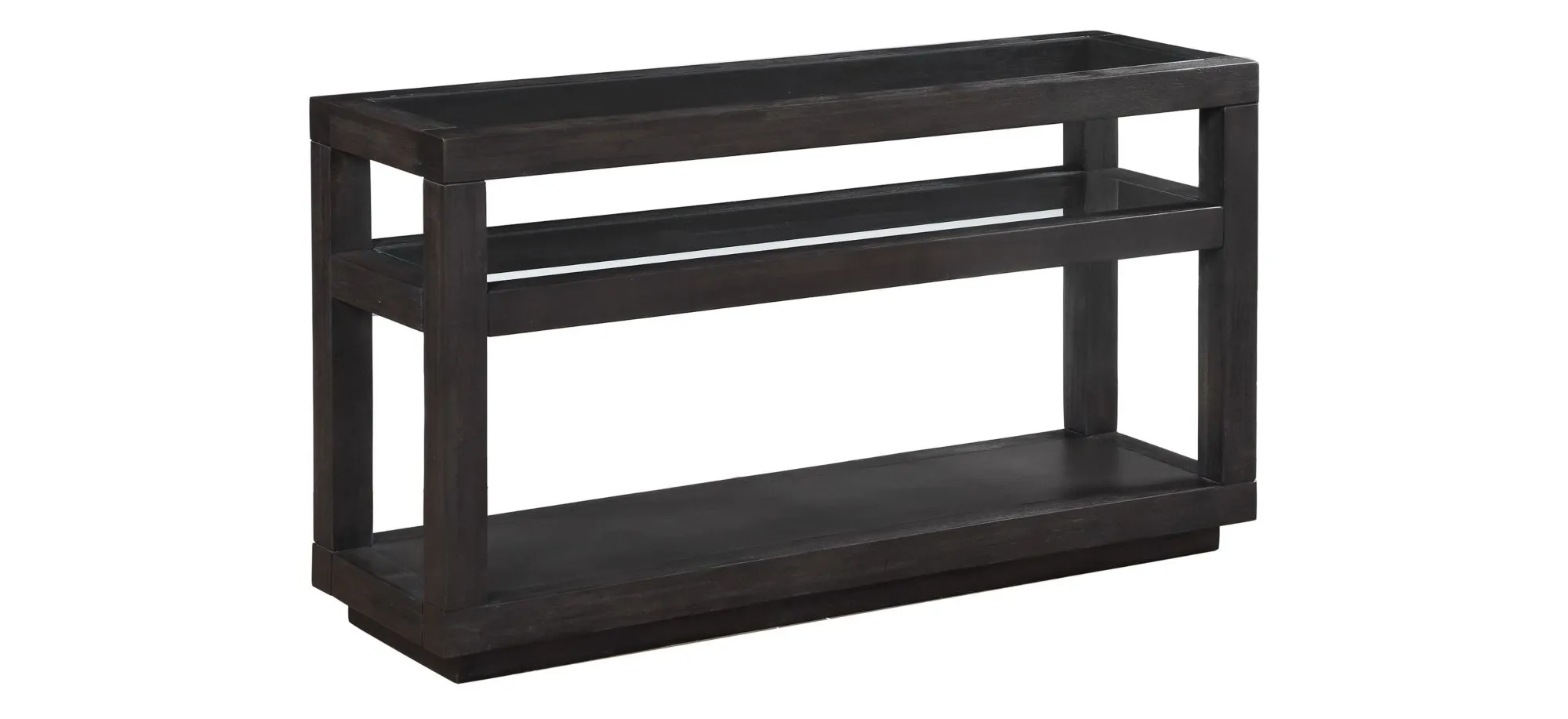 Oxford Oxford Console Table in Black Drifted Oak by Bellanest