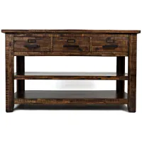 Cannon Valley Console Table in Distressed Natural by Jofran