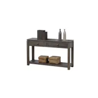 Eastlane Rectangular Sofa Console in Weathered Gray by Sunset Trading