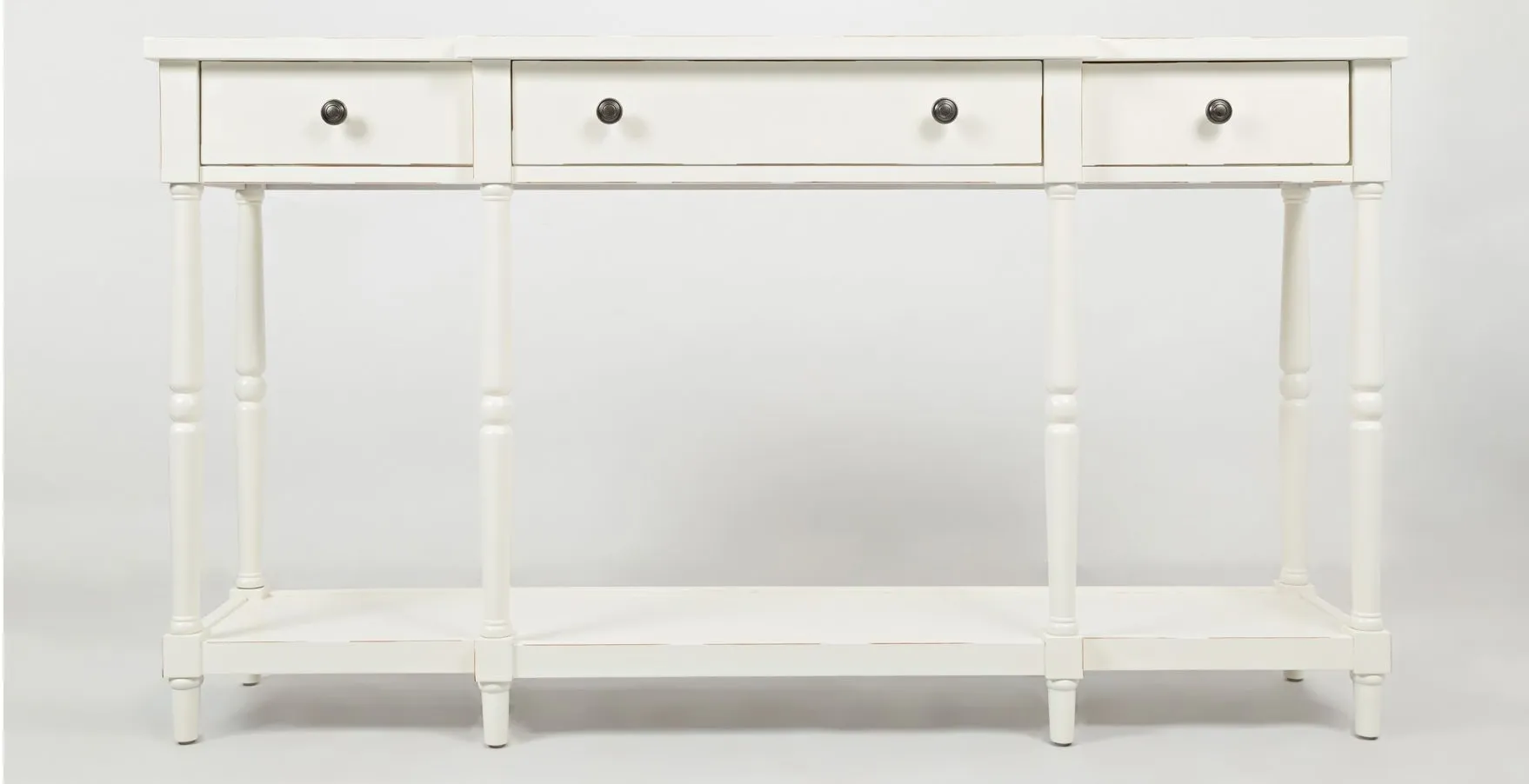 Stately Home Console Table in Antique White by Jofran