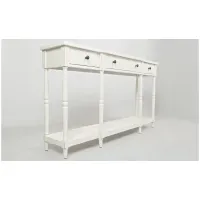 Stately Home Console Table in Antique White by Jofran