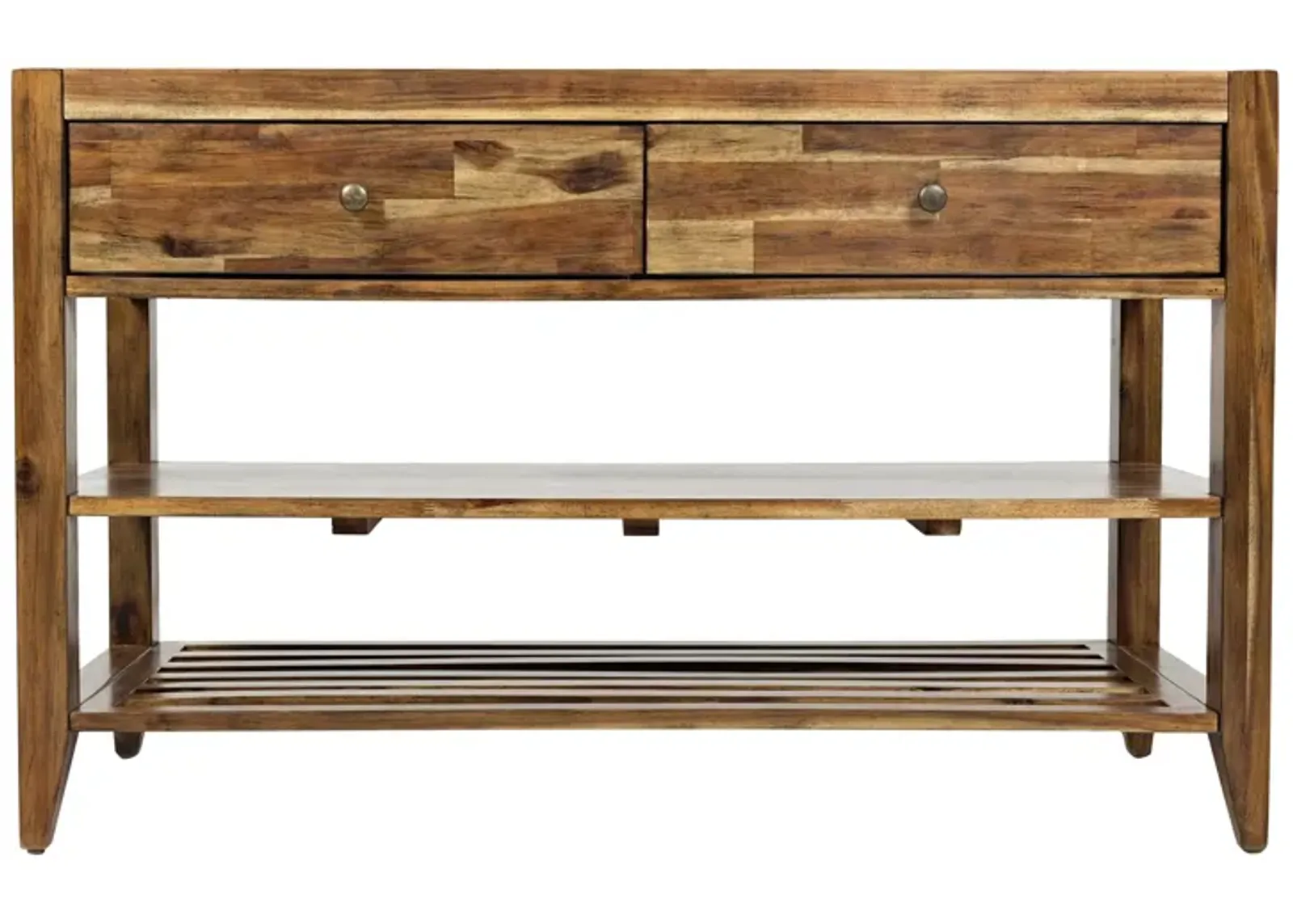 Beacon Street Console Table in Warm Wood by Jofran