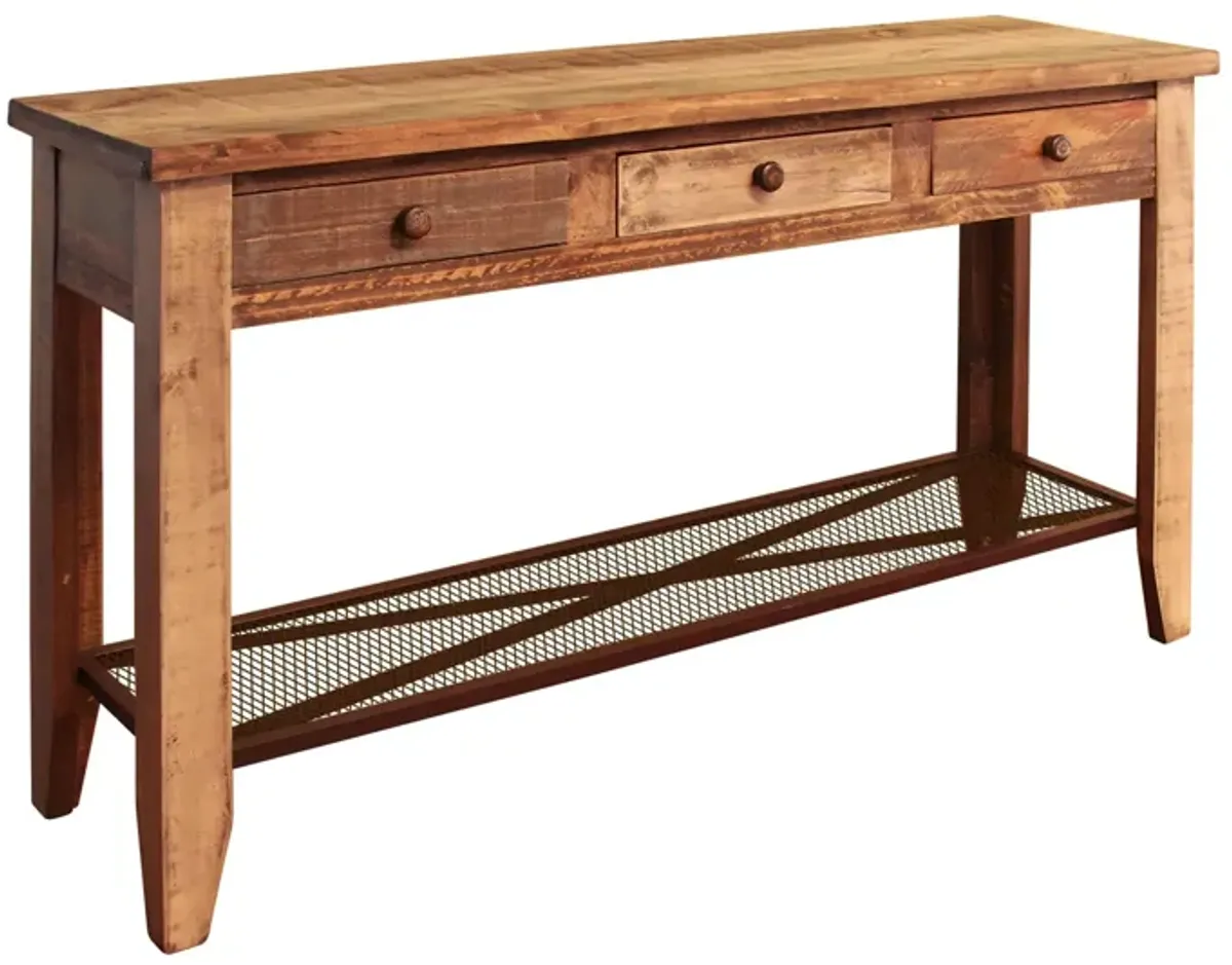 Antique Rectangular Console Table