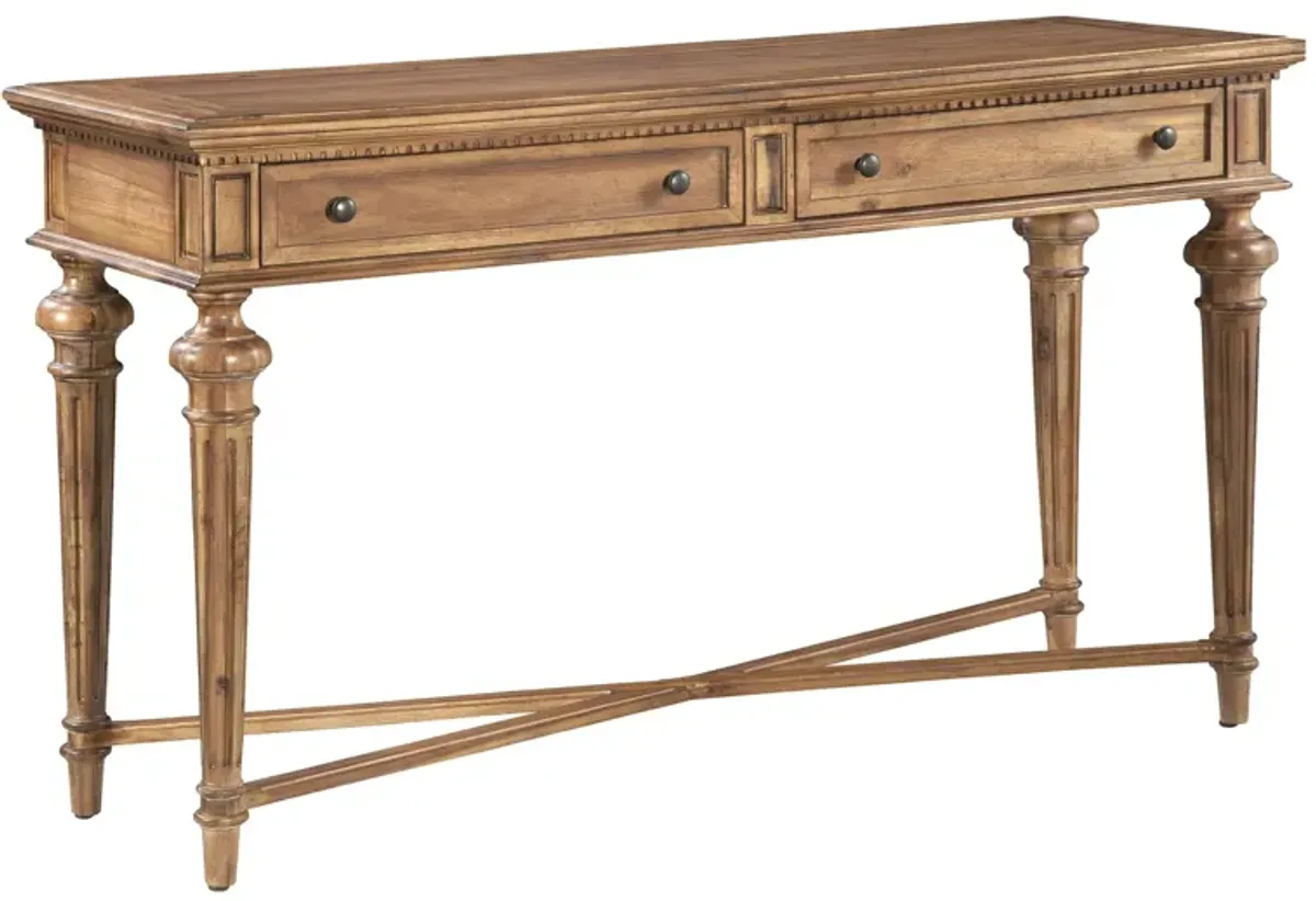 Wellington Hall Sofa Table in WELLINGTON NATURAL by Hekman Furniture Company