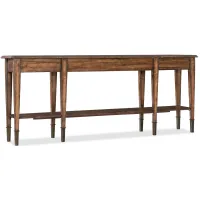 Sorin Skinny Console Table in Brown by Hooker Furniture