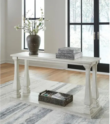 Arlendyne Sofa Table in Antique White by Ashley Furniture