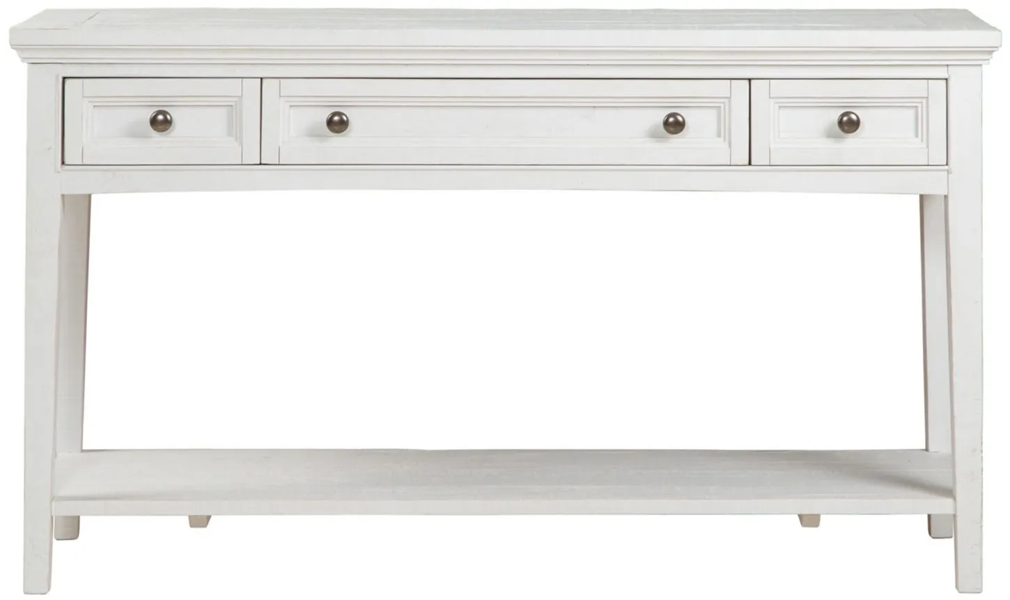 Heron Cove Rectangular Sofa Table in Chalk White by Magnussen Home