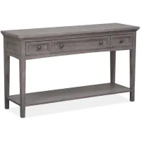 Paxton Place Rectangular Sofa Table in Dovetail Gray by Magnussen Home