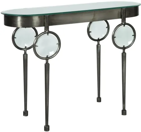 Racecourse Oval Console Table in SPECIAL RESERVE by Hekman Furniture Company