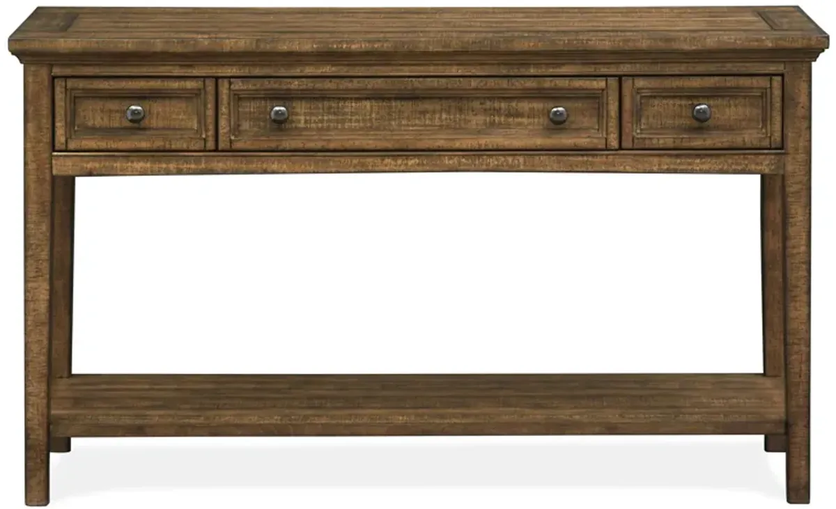 Ivy Ridge Rectangular Sofa Table in Toasted Nutmeg by Magnussen Home