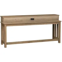 Sun Valley Rectangular Console Bar Table in Light Brown by Liberty Furniture