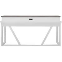 Karina Console Table in Shell White & Driftwood by Liberty Furniture