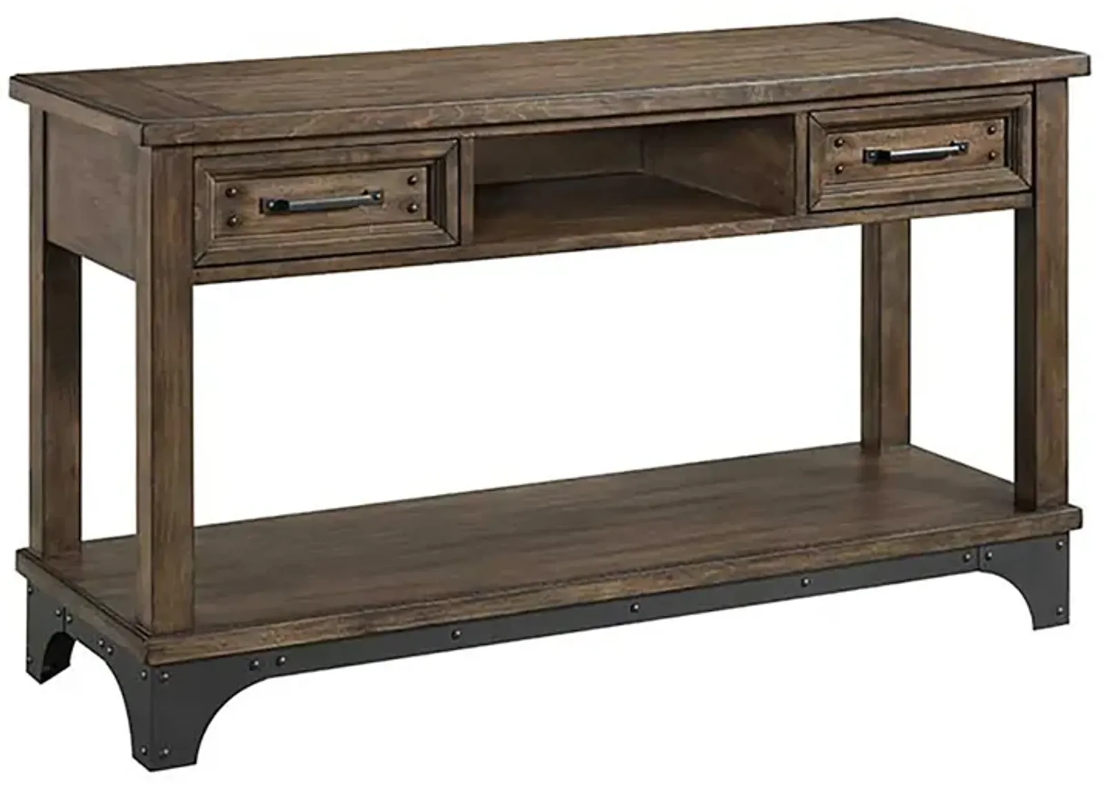 Whiskey River Sofa Table in Gun Powder Gray by Intercon