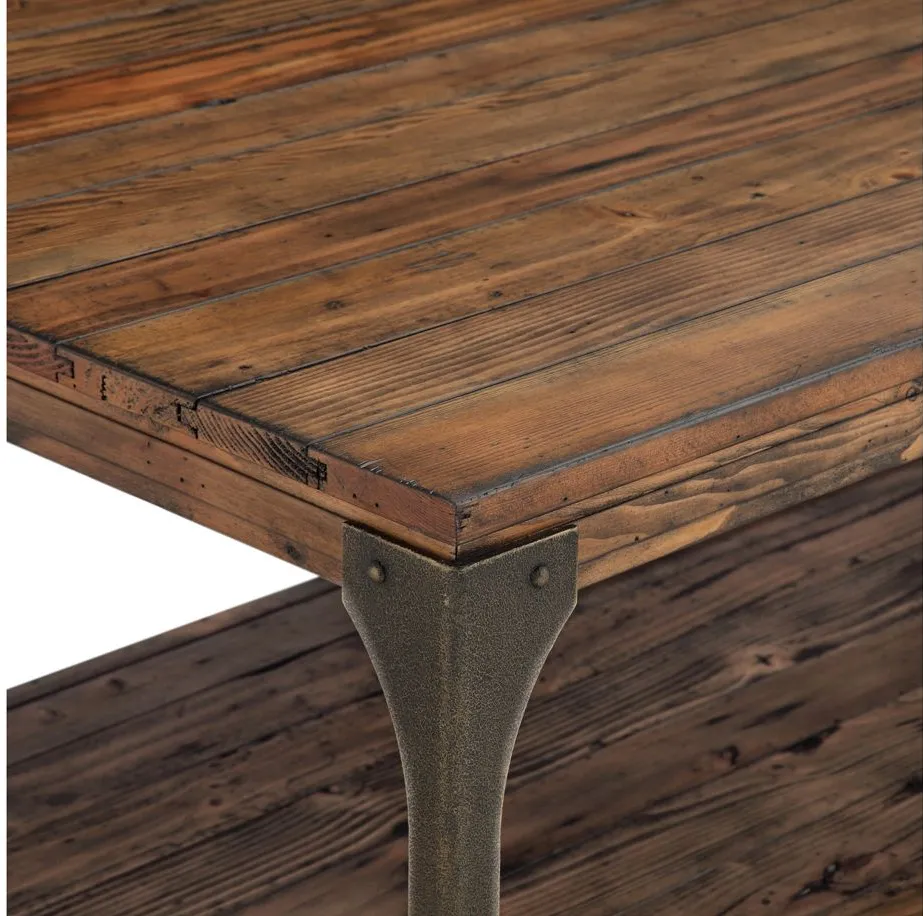 Monarch Montgomery Entryway Table in Bourbon, Aged Iron by Magnussen Home