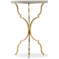 Round Martini Table in Gold by Hooker Furniture