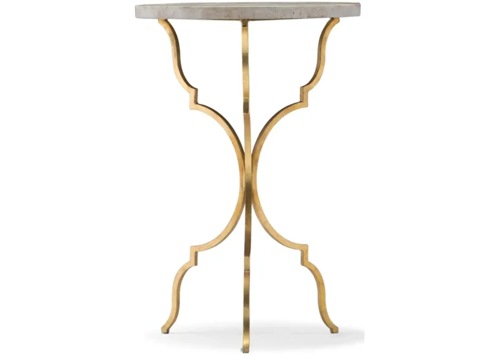 Round Martini Table in Gold by Hooker Furniture