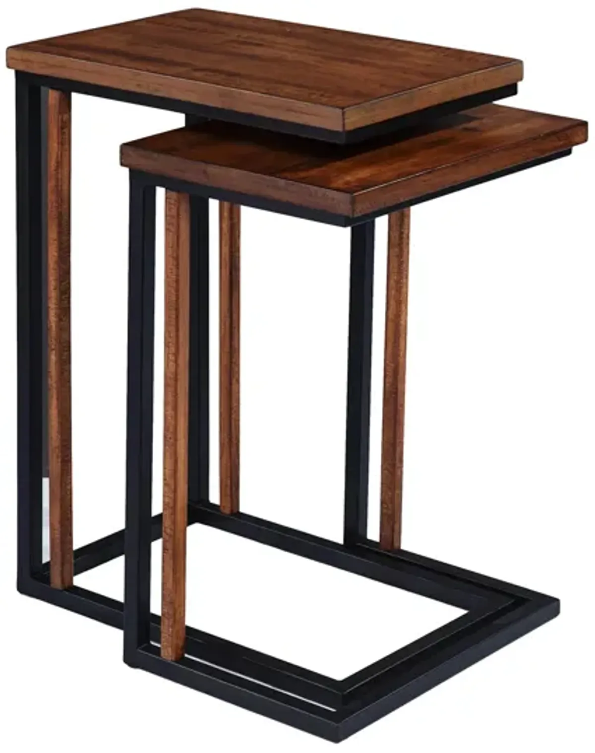 Summer 2-pc. Nesting C Table Set in Brown by SEI Furniture