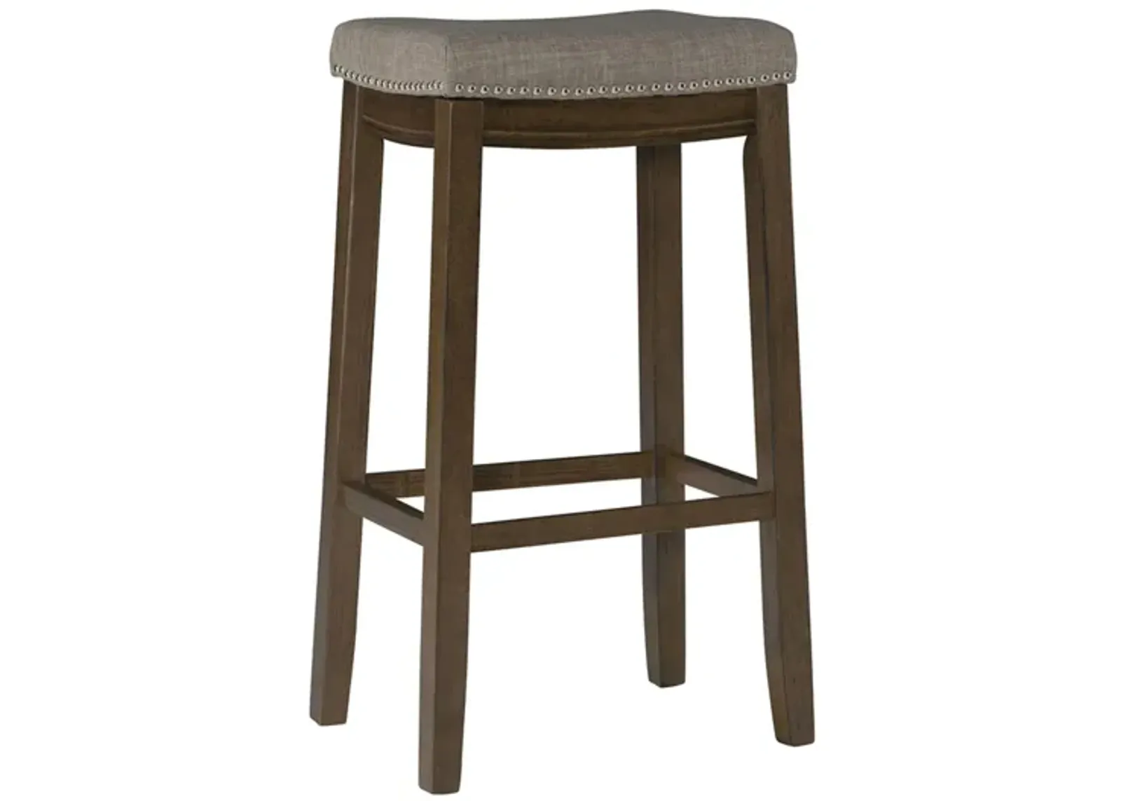 Claridge Bar Stool in Dark Brown by Linon Home Decor