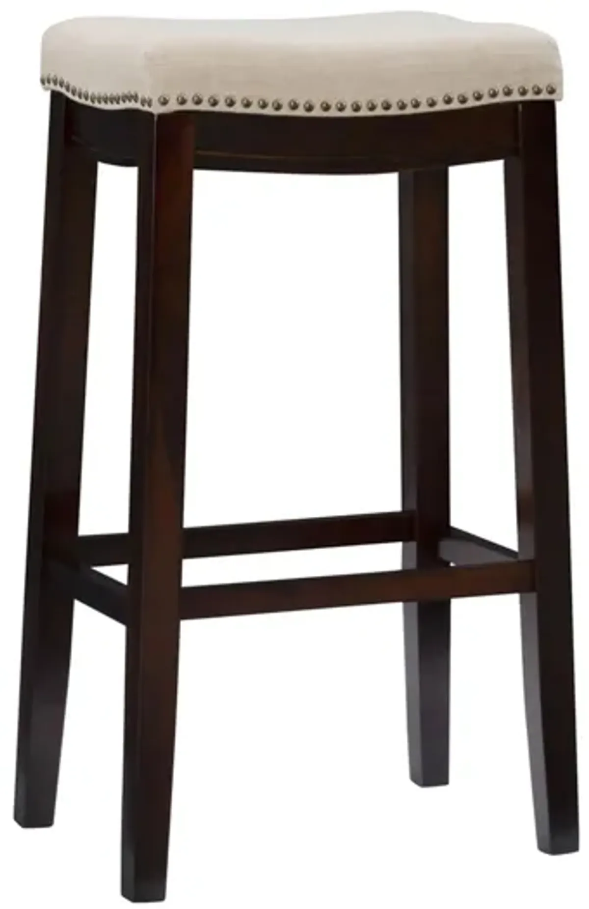 Claridge Bar Stool in Dark Brown by Linon Home Decor