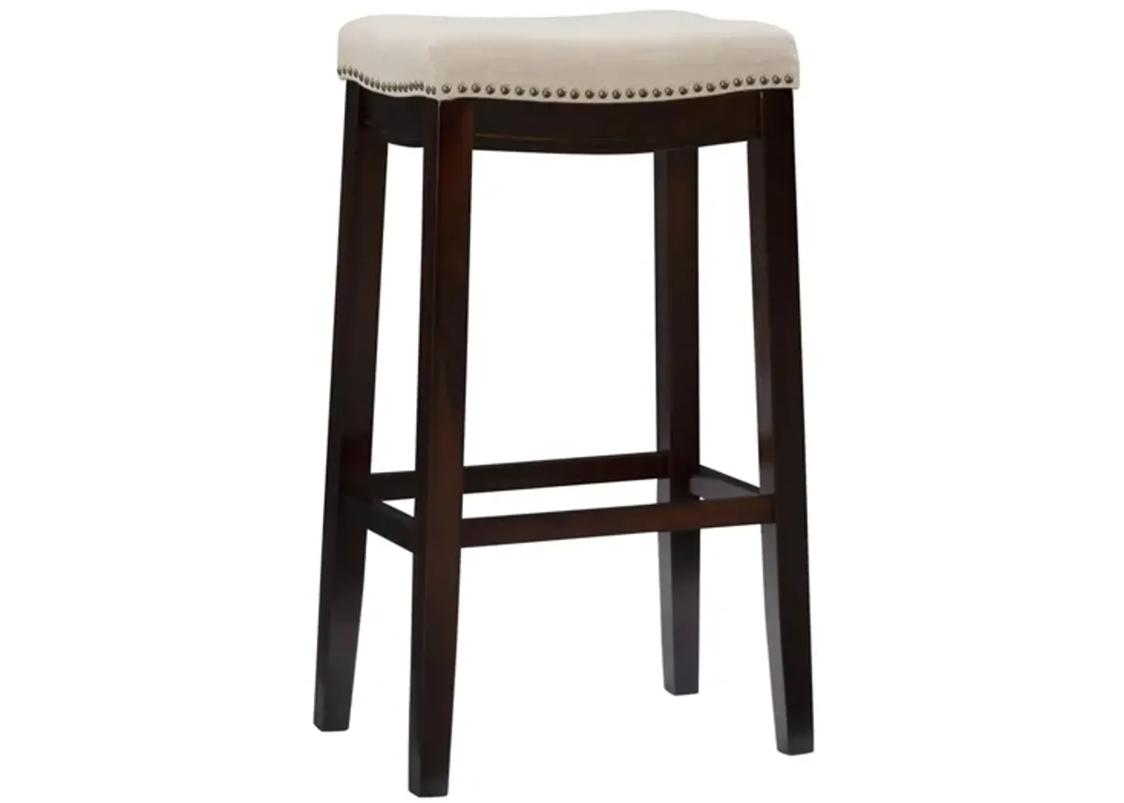 Claridge Bar Stool in Dark Brown by Linon Home Decor