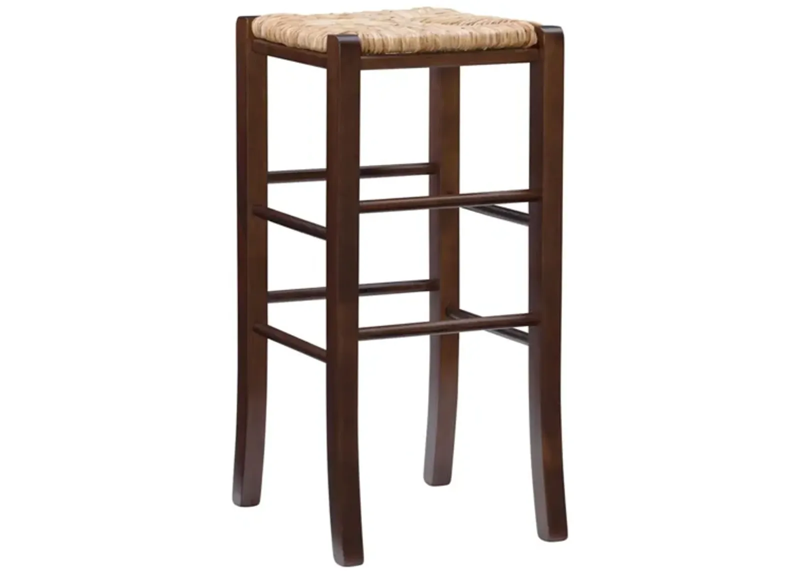 Gianna Backless Barstool -2pc. in Dark Brown by Linon Home Decor