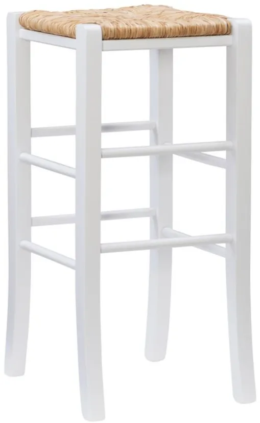 Gianna Backless Barstool -2pc. in White by Linon Home Decor