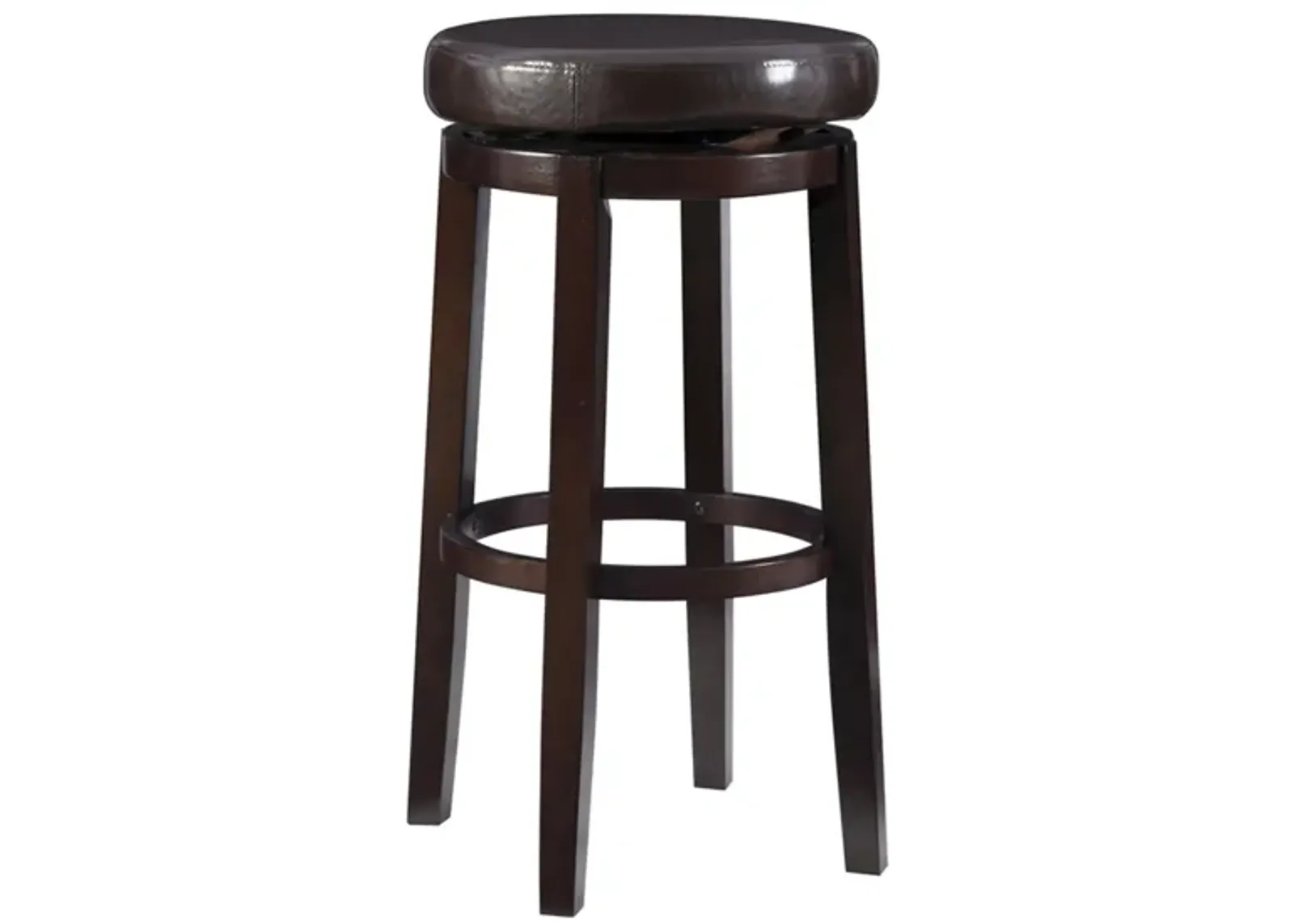 Maya Bar Stool in Dark Brown by Linon Home Decor