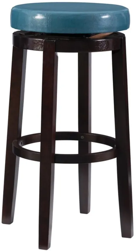 Maya Bar Stool in Dark Brown by Linon Home Decor