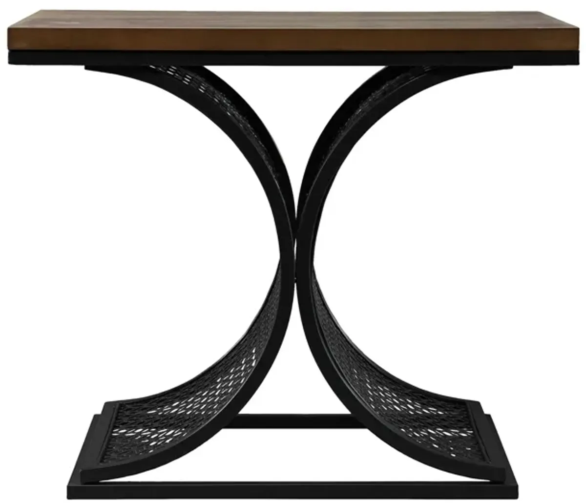 Kalani Side Table in Black by SEI Furniture