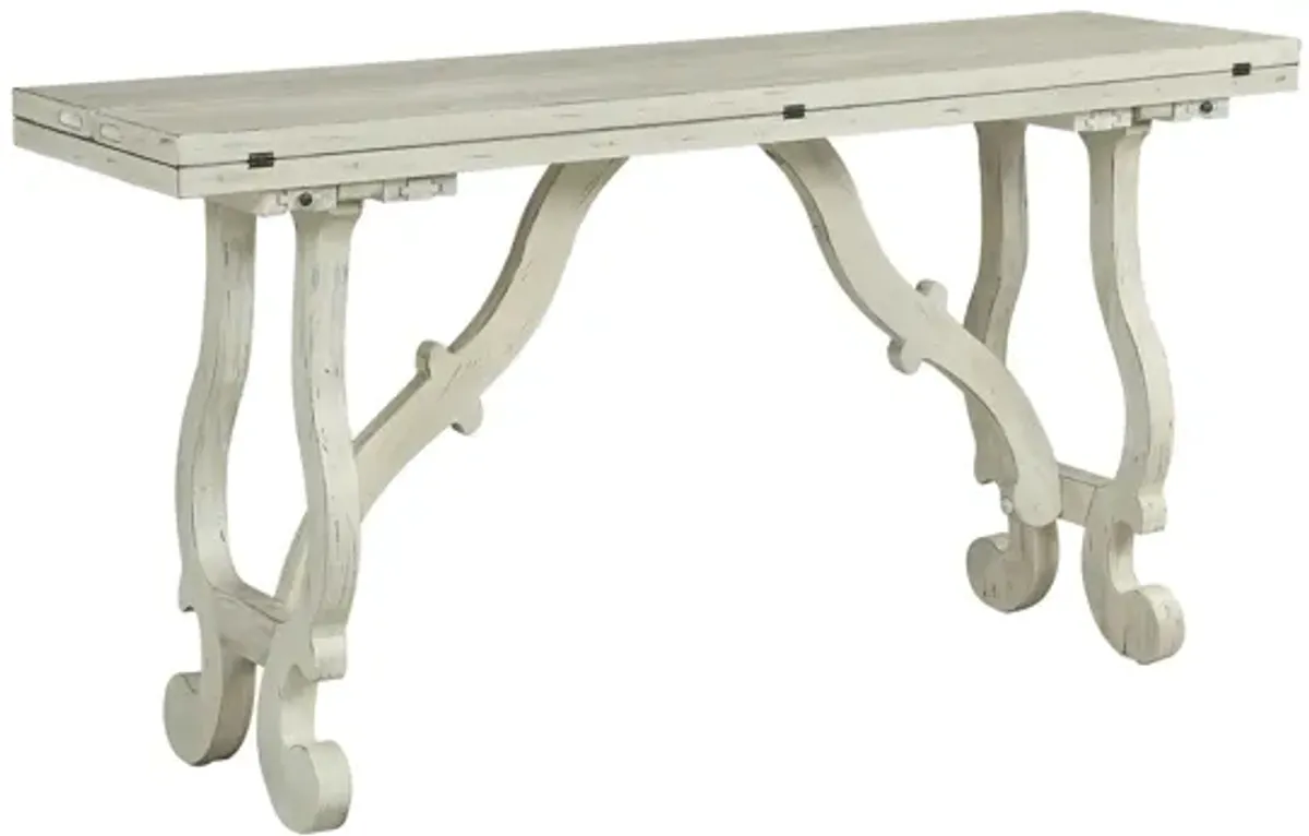 Kathleen Rectangular Fold-Out Console Table