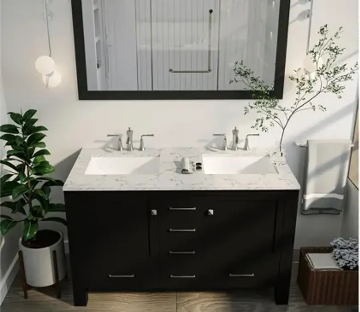 Sydney 48" Double Sink Bathroom Vanity