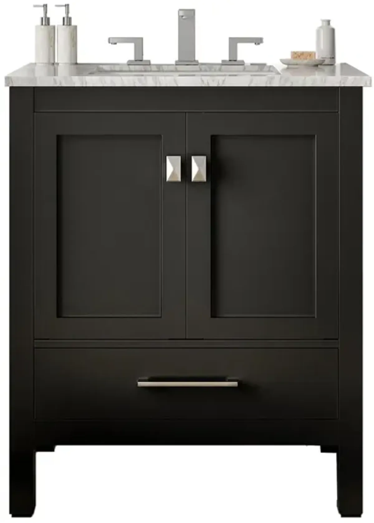 Sydney 30" Bathroom Vanity in Brown by Eviva