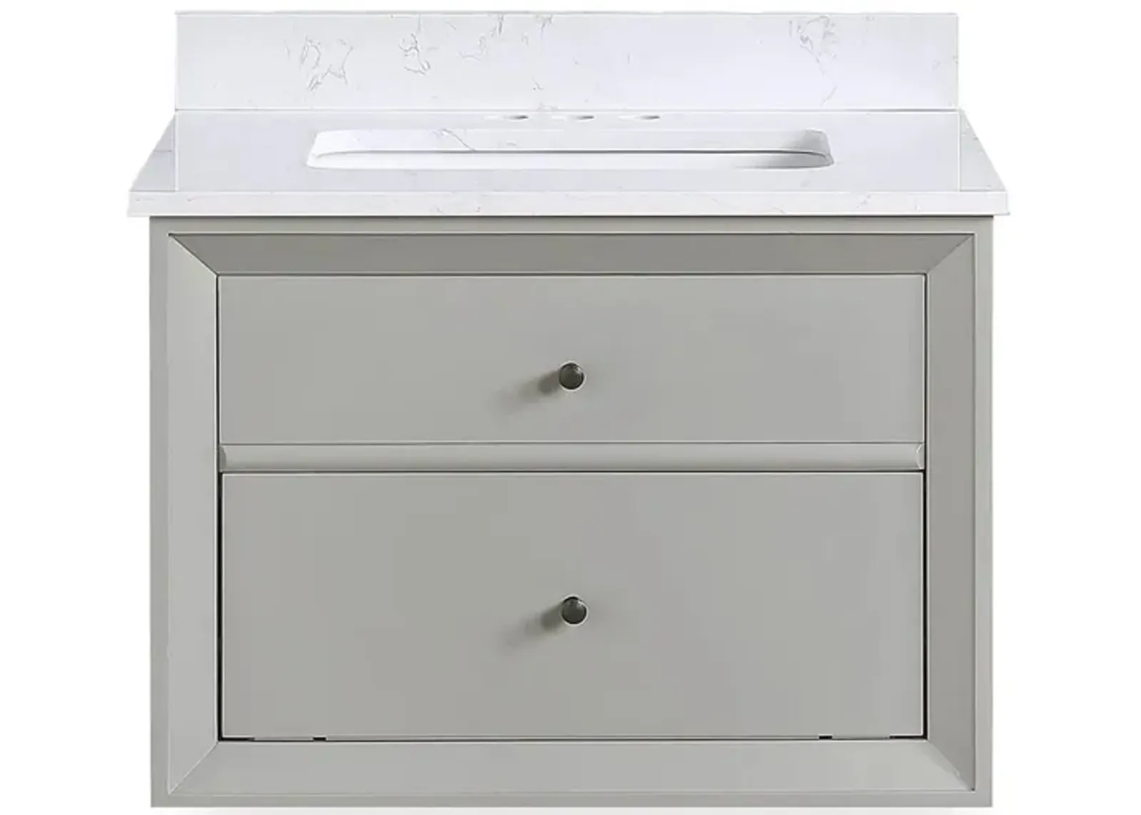 Lander 24" Bathroom Vanity in Gray by DOREL HOME FURNISHINGS